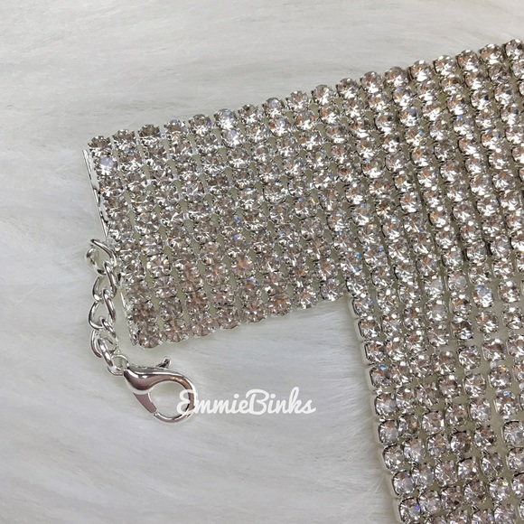 New Luxe Crystal Fringe Tassel Anklet - Picture 4 of 16